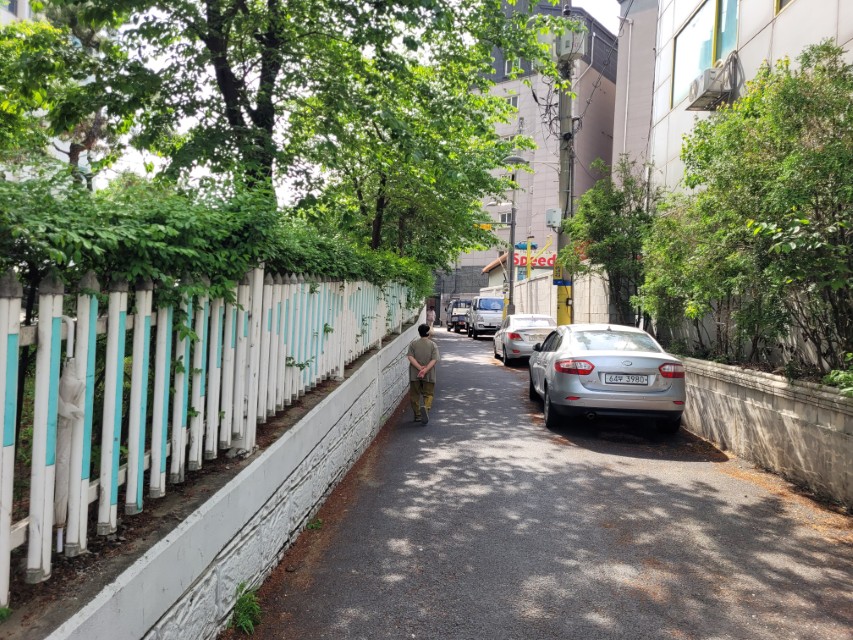 하남 덕풍시장으로 이동하는 골목길
