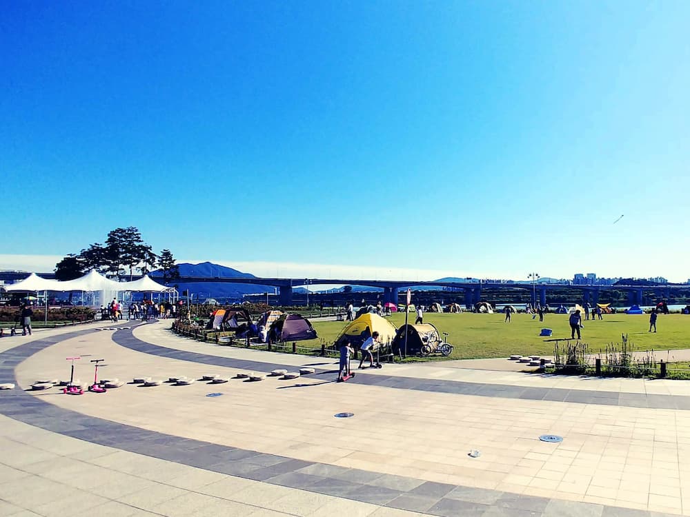 남양주 한강시민공원 삼패지구 피크닉 풍경