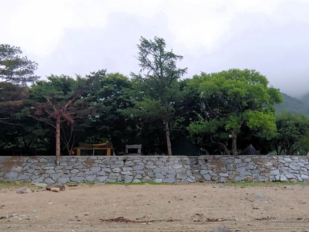구만동 계곡 돌배2야영장 캠핑장 전경