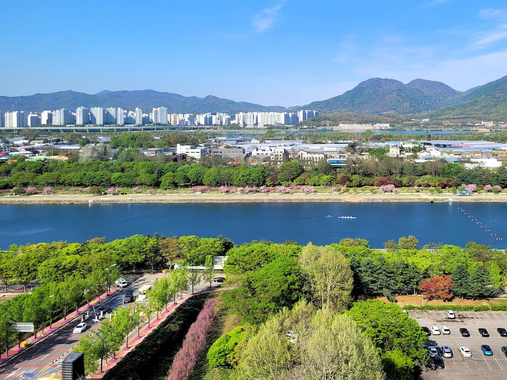 미사경정공원 산책 분위기
