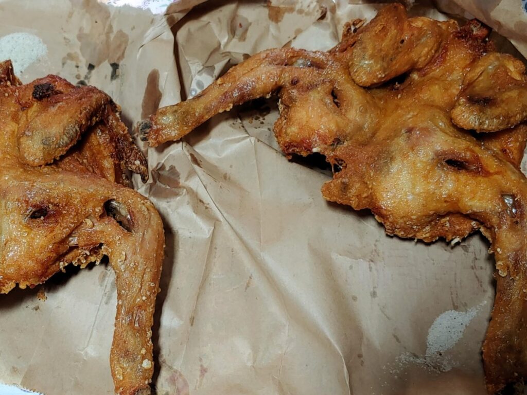 마석 5일장 옛날통닭 장터 먹거리