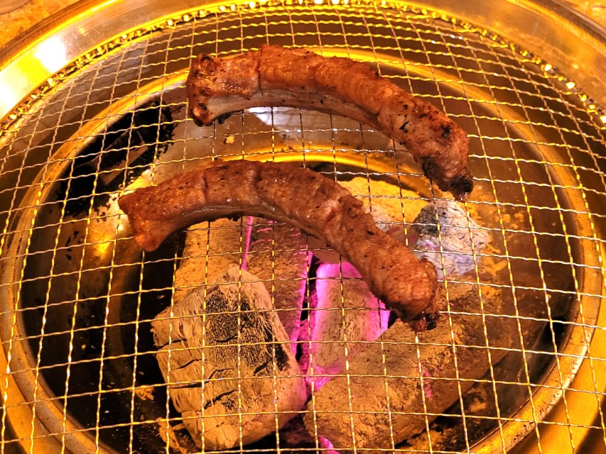 포천 오일장 등갈비 구이와 장터 먹거리
