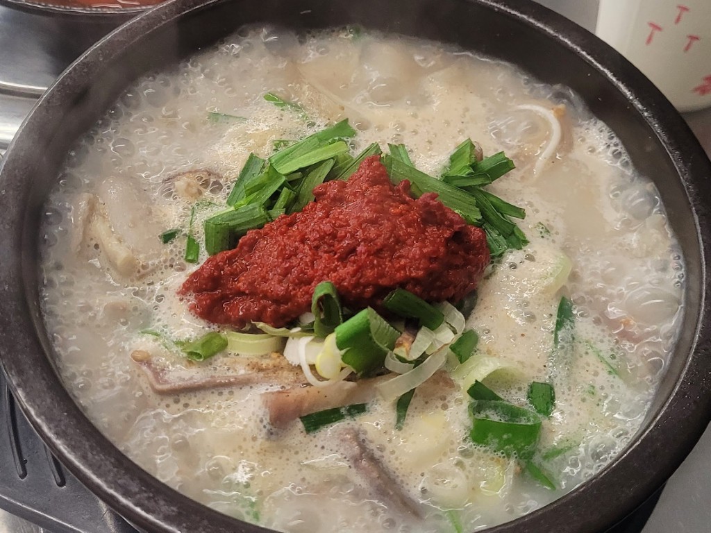 평택 통복시장 5일장 순대국밥 한 그릇
