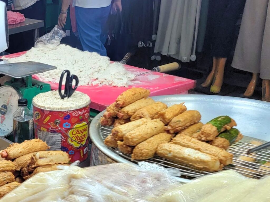 마석 5일장 핫바 장터 먹거리