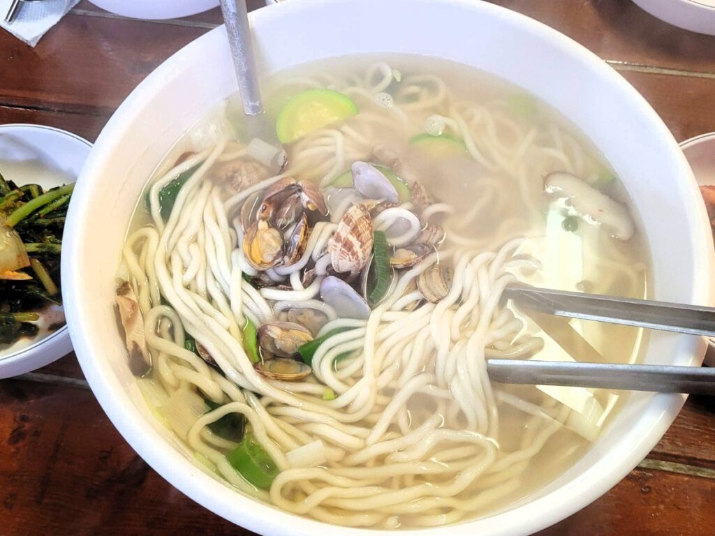 오산 오색 5일장 칼국수