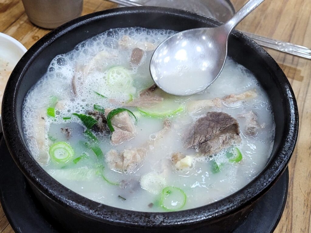오산 오색 5일장 순대국